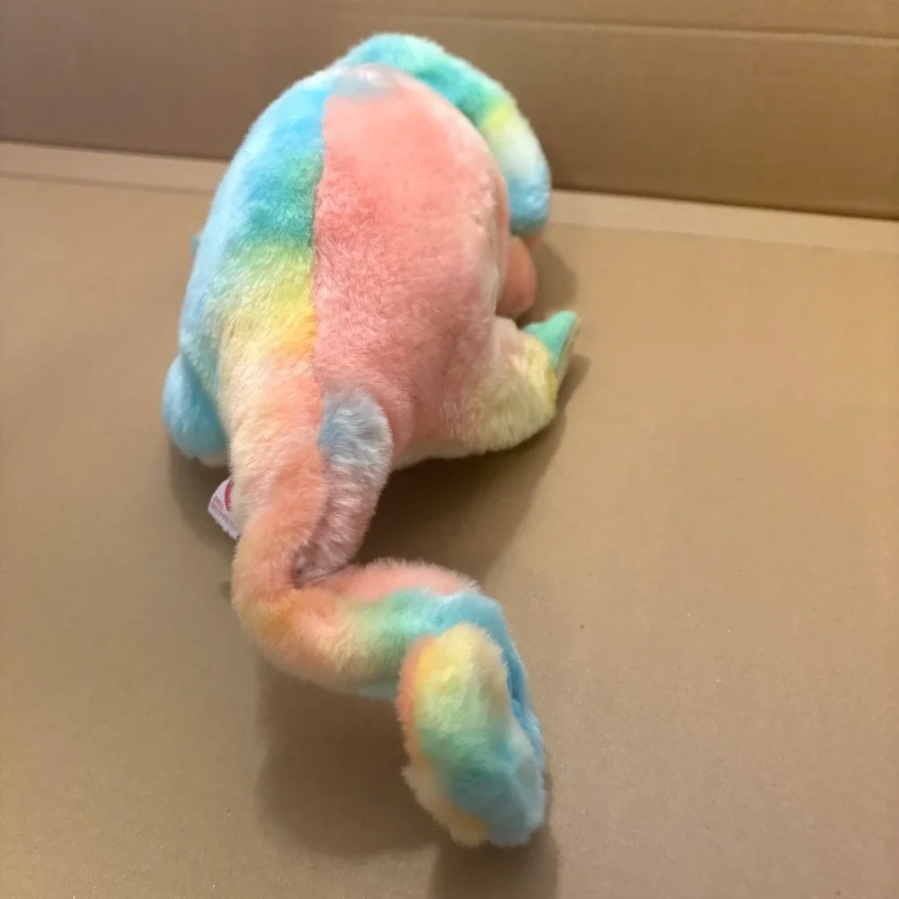 Ty Beanie Baby Buddy Rainbow‎ Chameleon Lizard Plush Stuffed Animal Toy